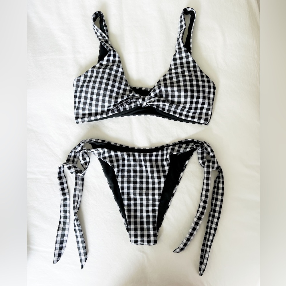 ✨NWOT✨ Gingham Print Bikini Set